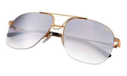 Collins Half Rim 24KT "Yellow Gold / Charcoal Black Flash Pink" MPCL2 0003 54T6