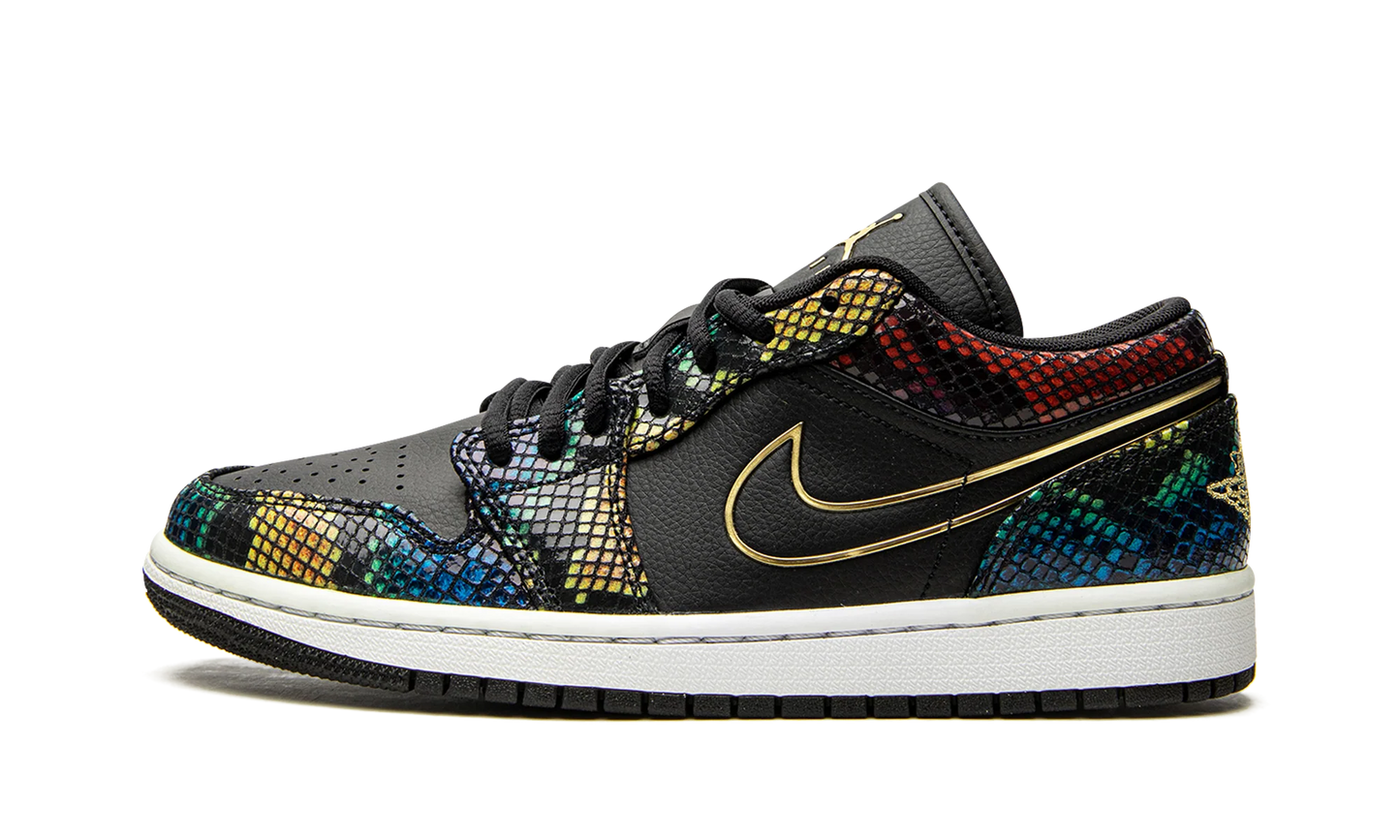 Air Jordan 1 Low WMNS "Multicolor Snakeskin" CW5580 001