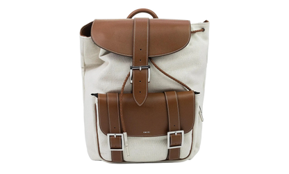 Canvas Rucksack Backpack "Cream" Y0A30322CC_Natural/Brown