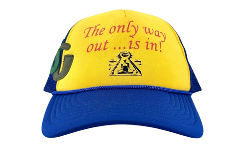 Only Way Out Trucker Hat "Blue Yellow" GD108