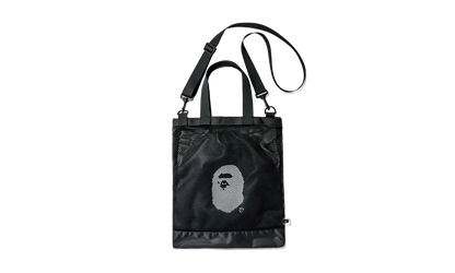 A Bathing Ape 'Ape Head' Mesh Bag "Black" RA 1002