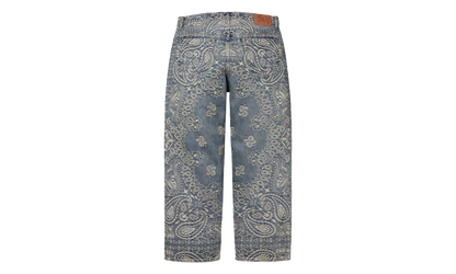 Bandana Jacquard Baggy Jean "SS25 - Blue" SU25290