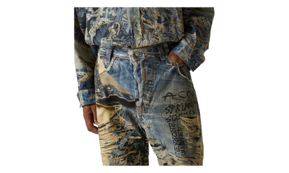 Torn Scribble Denim "Blue" P01004671