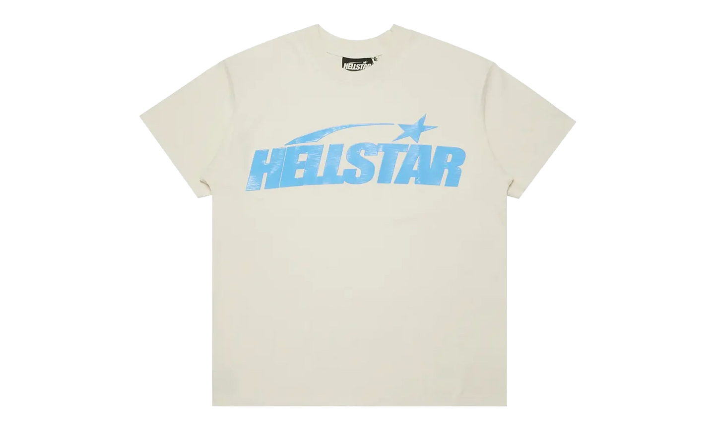 Classic T-Shirt Gel Print "White/Blue" HSR282