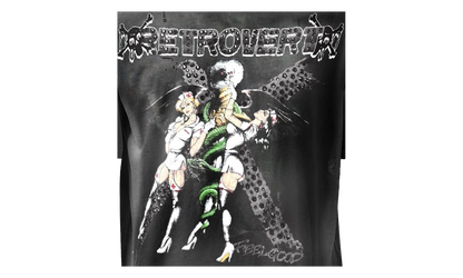 Black Nurse Rhinestone Tee "Black" RET014