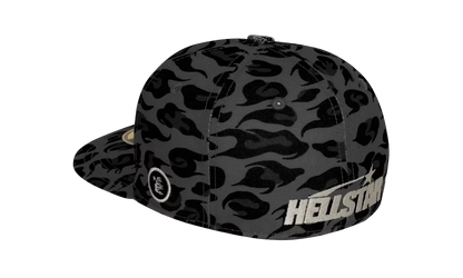 Cheetah Print Fitted Hat "Black" HSR094