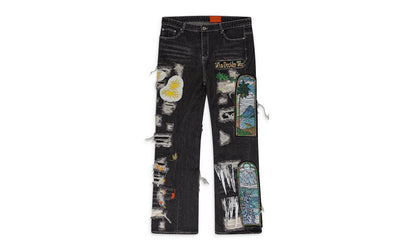 FOUR SEASONS FUSION STRAIGHT-FIT JEANS "Black" WDWMJNS 0048