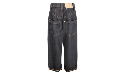 Wide Leg Baby Jeans "Black" VAQ10P003