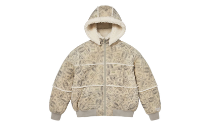 MM6 Maison Margiela Shearling Bomber Jacket "SS26 - Money" SU27195