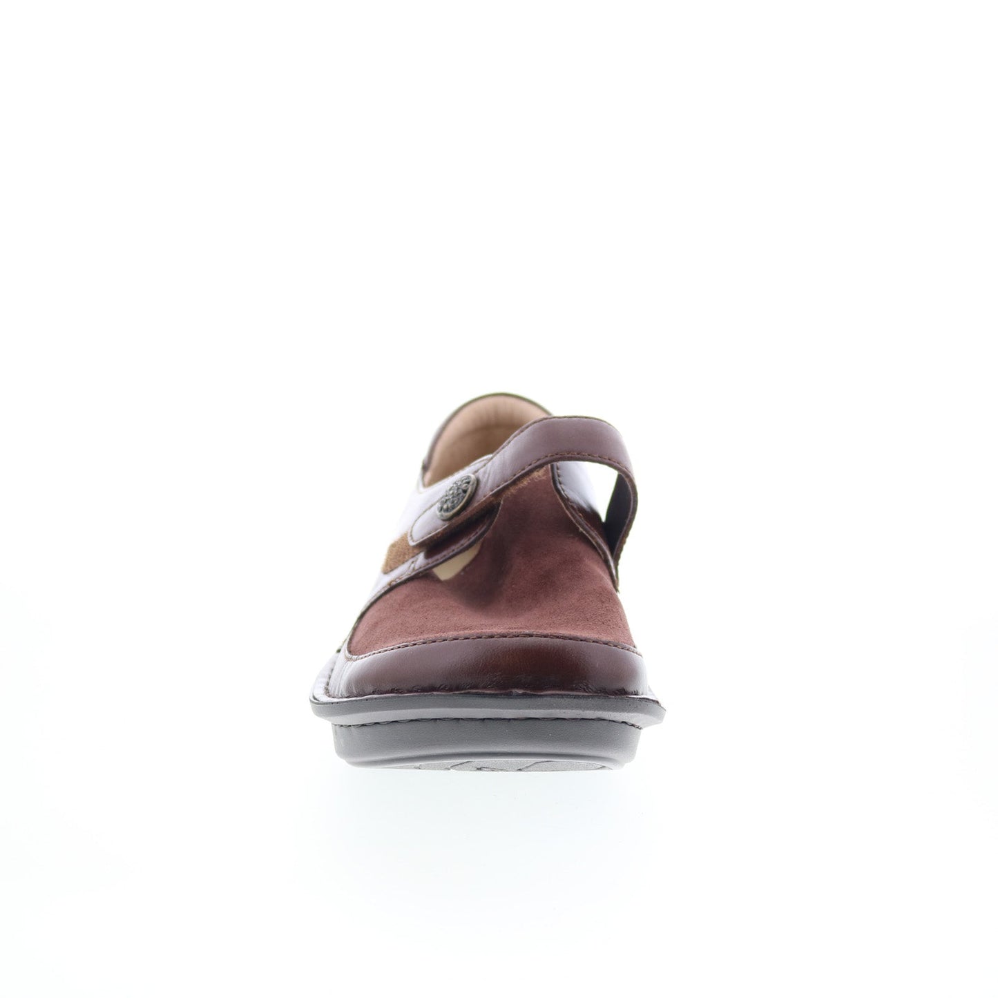 Alegria Brenna BRE-8141 Womens Brown Leather Loafer Flats Shoes