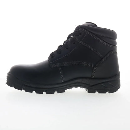 Avenger Builder Econ Mid- Steel Toe EH SR Mens Black Wide Work Boots