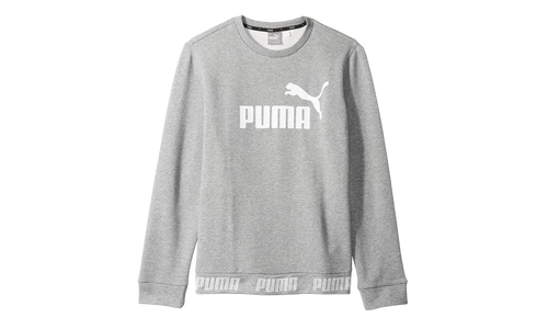 Amplified Crewneck Sweatshirt "Medium Gray Heather" 854736 03