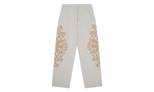 Western Embroidered Sweatpants "Grey" DT583
