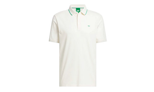 Originals Twistknit Trefoil Polo Shirt "Chalk White / Court Green" KB8617