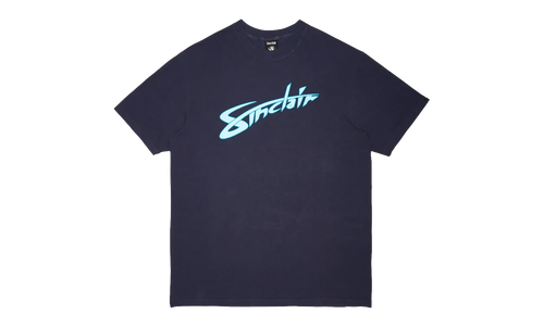 Speed Text Logo Short Sleeve T-Shirt "Navy" SMT186 1 NVY