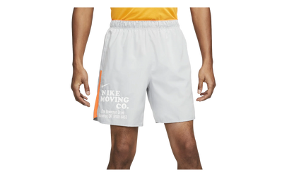 Dri-fit Challenger 18cm Unlined Versatile Shorts "Light Smoke Grey / Bright Mandarin / Black / Summit White" DX0914 077