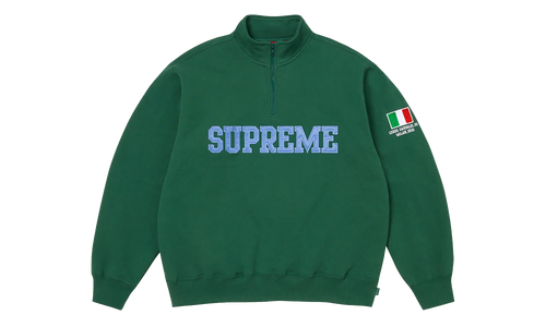 Shop Flag Half Zip Pullover "SS26 - Dark Green - Milan" SU27014