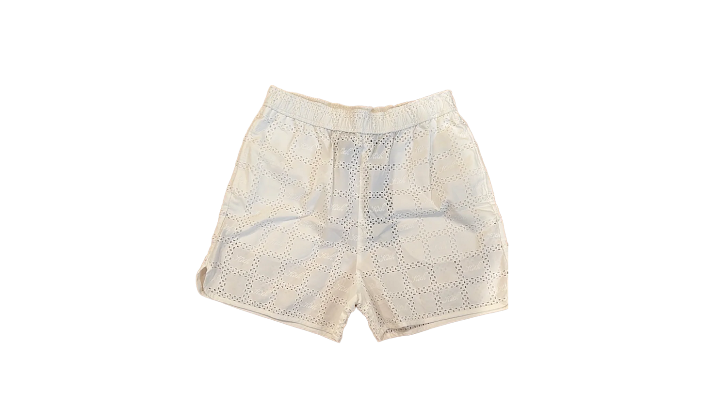 Dylan Broderie Logo Shorts WMNS "Off-White" KHW060182 114