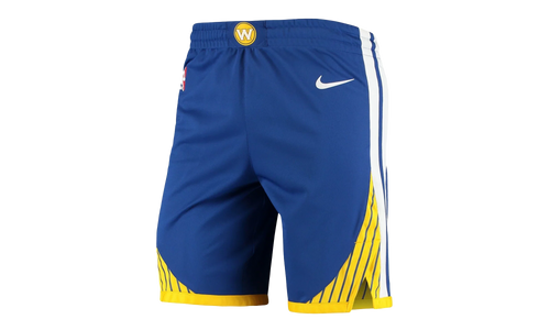 NBA Authentic Aeroswift Road Shorts "Golden State Warriors" 866383 495