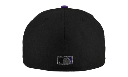 59FIFTY Colorado Rockies Old English Script 1995 Coors Field Fitted Hat "Black / Grey" NE103