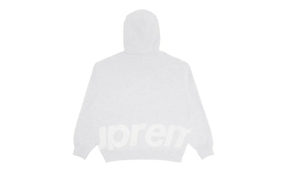 Big Logo Zip Up Hooded Sweatshirt "Ash Grey" SU26885