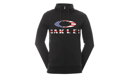 Bark Full Zip Hoodie "Black / American Flag" 461643 01V