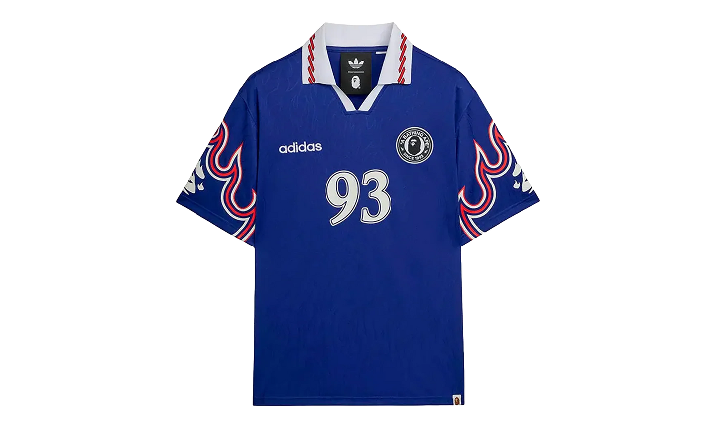 BAPE® x adidas SSL Flame Jersey "Blue" KF4914