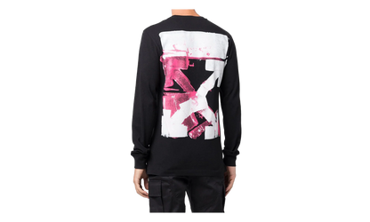 Arrows-Motif T-shirt "Black" OMAB001F21JER0051032