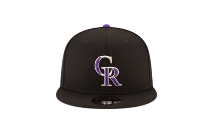 9Fifty MLB Colorado Rockies Basic Snapback Hat "Black" 11591059