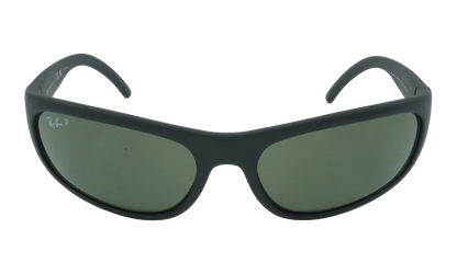 Predator Rectangular Polarized Sunglasses "Matte Black" RB4033-601-S48_60