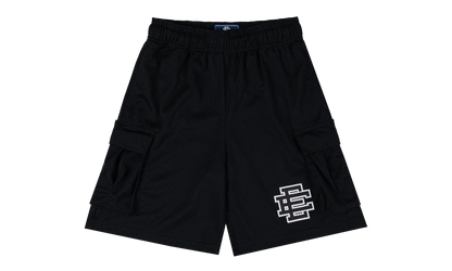 EE Basic Cargo Shorts "Black / White" EE203