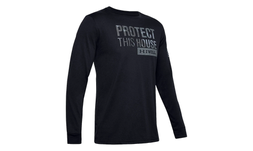 Freedom Protect This House Long Sleeve Tee "Black / Graphite / Steel" 1333370 001