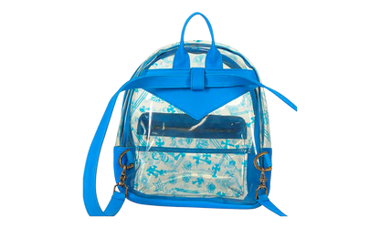 PVC BACK TO SCHOOL Backpack "Vinyl Leather Blue" CHRM0899