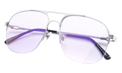 Snatch Half Rim 18KT "White Gold / Smoke Flash Purple" HRSN2 0009 4B6