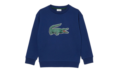 Signature Print Fleece Sweatshirt GS "Navy Blue" SJ1231 F9F