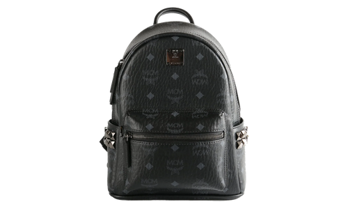 Mini Stark Side Studs Backpack in Visetos "Black" MMKEAVE16BK001