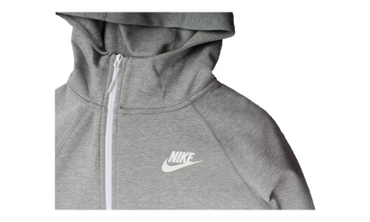 Sportswear Tech Fleece Full-Zip Cape Hoodie WMNS "Grey White" 930757 063