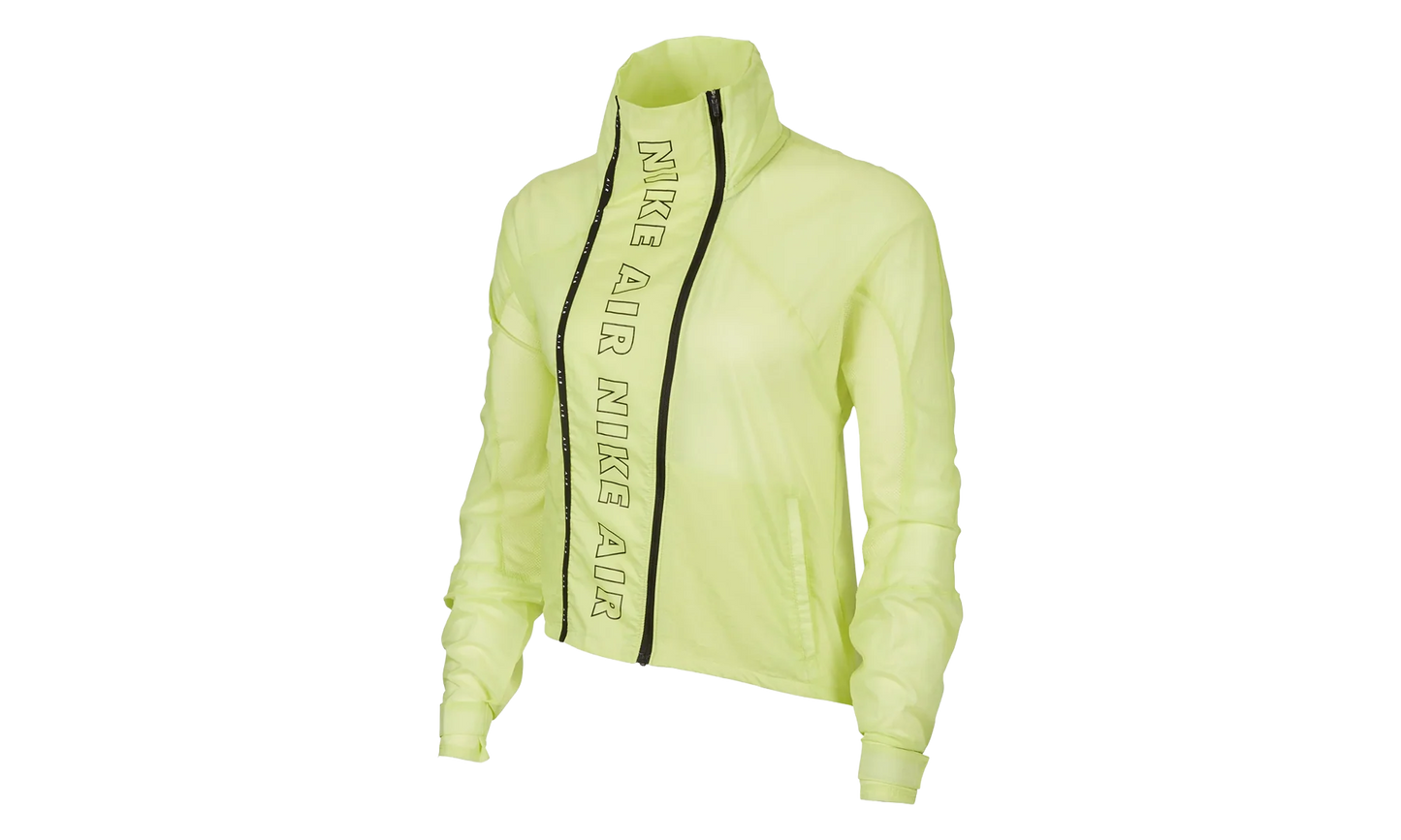 Air Full Zip Running Windbreaker Jacket WMNS "Neon Yellow" CJ1874 367