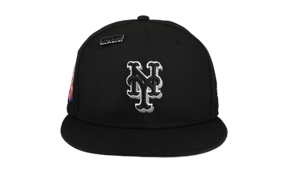 59FIFTY New York Mets Side Splash Collection Shea Stadium Patch Fitted Hat "Black" 123451291926