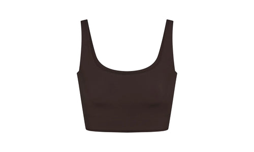 SHINE SCOOP NECK BRA TOP "Nike - Phoenix" SKM054