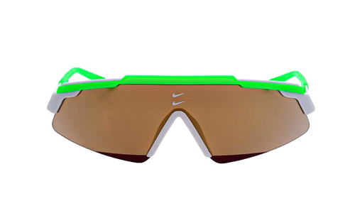 Marquee Sunglasses "Strike Green White / Bronze Brown Mirror" FN0302 398