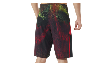 21" Backdraft Boardshorts "Blackout / Red" 482364 02E