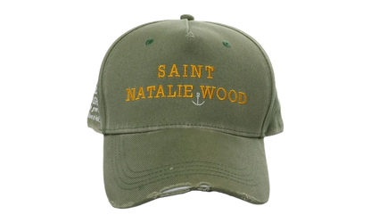 Saint Natalie Wood Paint Hat "Green" 4U001Q3016GRN