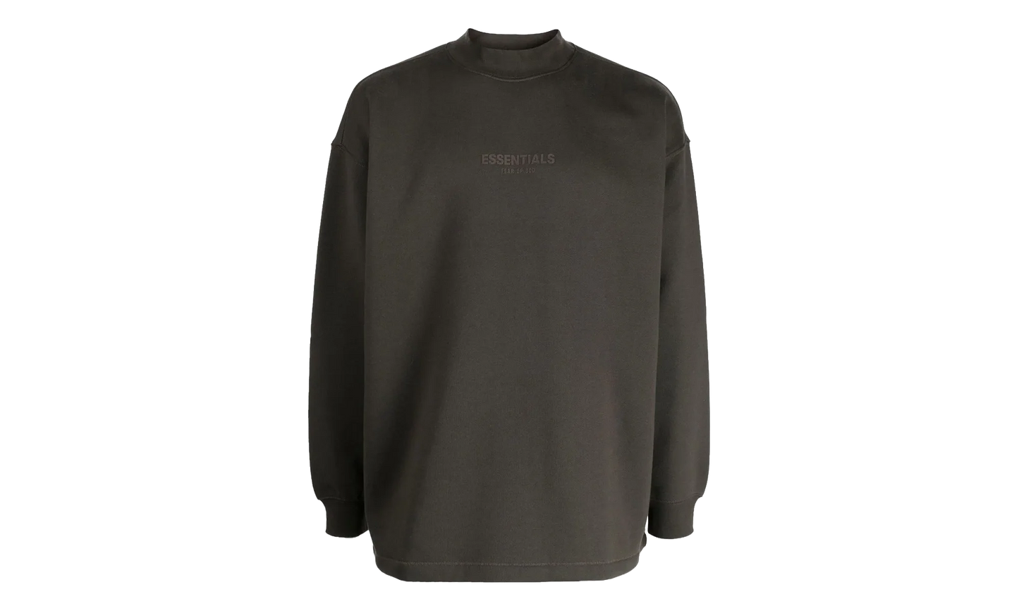 Relaxed Crewneck Sweatshirt "Off Black" 192SU222075F