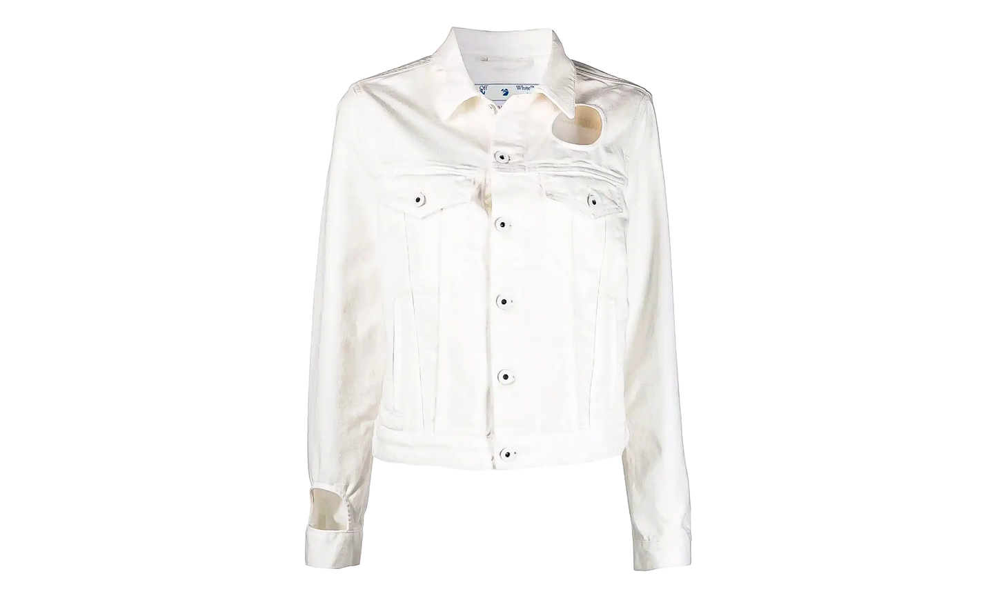 Meteor Regular Jacket WMNS "White" OWYE027C99DEN0020100