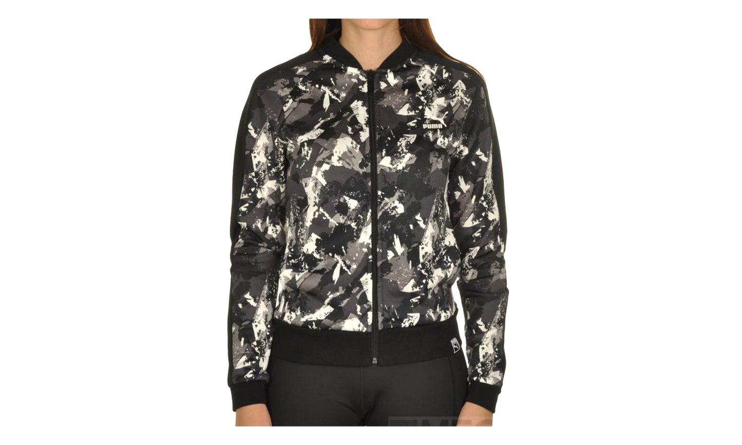 Classics All Over Print Archive T7 Track Jacket WMNS "Black" 573571 01