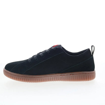 Airwalk The OG CW06506M Mens Black Suede Low Top Lifestyle Sneakers Shoes
