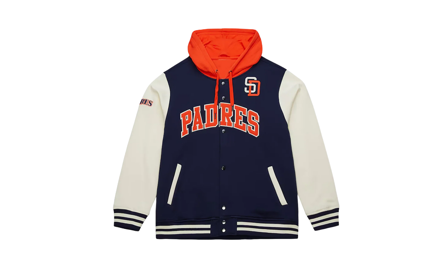 MLB Courtside Fleece Vintage Cap "San Diego Padres - Navy" JK11162 SDPNAVY