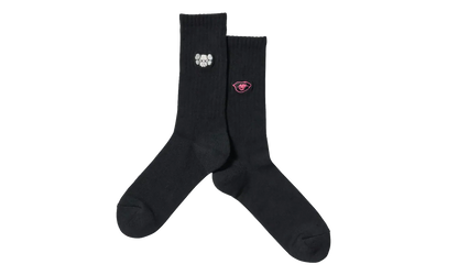 Uniqlo Warhol Black UT Socks "Black" KAWS202478