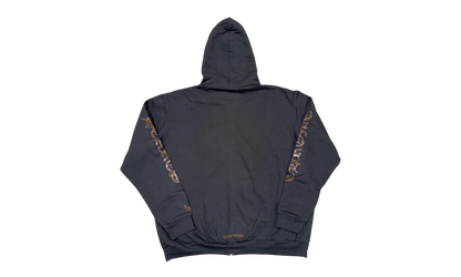 1988 Zip Up Hoodie Glitter "Black / Brown Glitter" CHRM0716